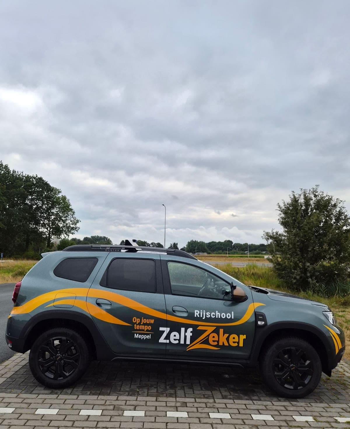 De ZelfZeker-lesauto op locatie